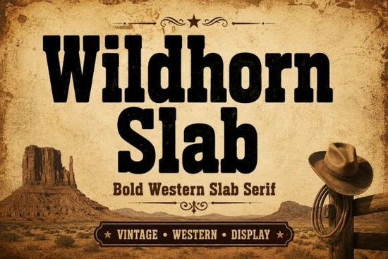 Wildhorn Slab Font